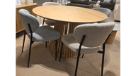 Round Table and 4 Lola Chairs
