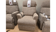 Standard Single Motor Riser Recliner with Lumber and Head Curve