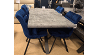 1.35m Table and 4 Elsa Chairs