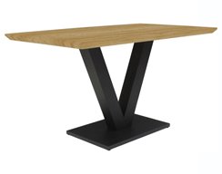 Dining Table - Industrial Oak Finish