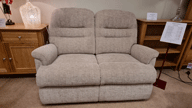 Small Manual Recliner Sofa