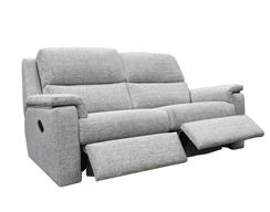 Large Double Manual Recliner Sofa