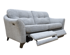 3 Seater Formal-Back Sofa (Double) with Power Footrest