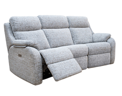 3 Seater Curved Recliner Sofa (Double)